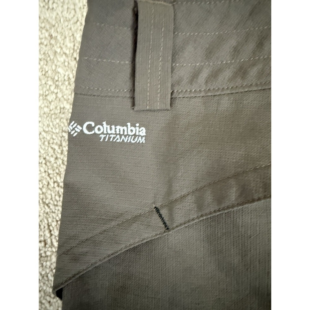 Columbia Titanium  Omni-Shade Women's Convertible Hiking Pants- Size 14S - Picture 4 of 6